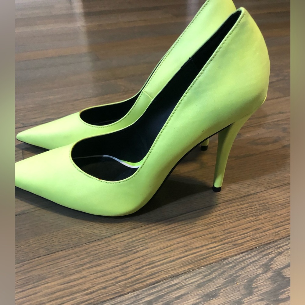 Zara lime green pumps